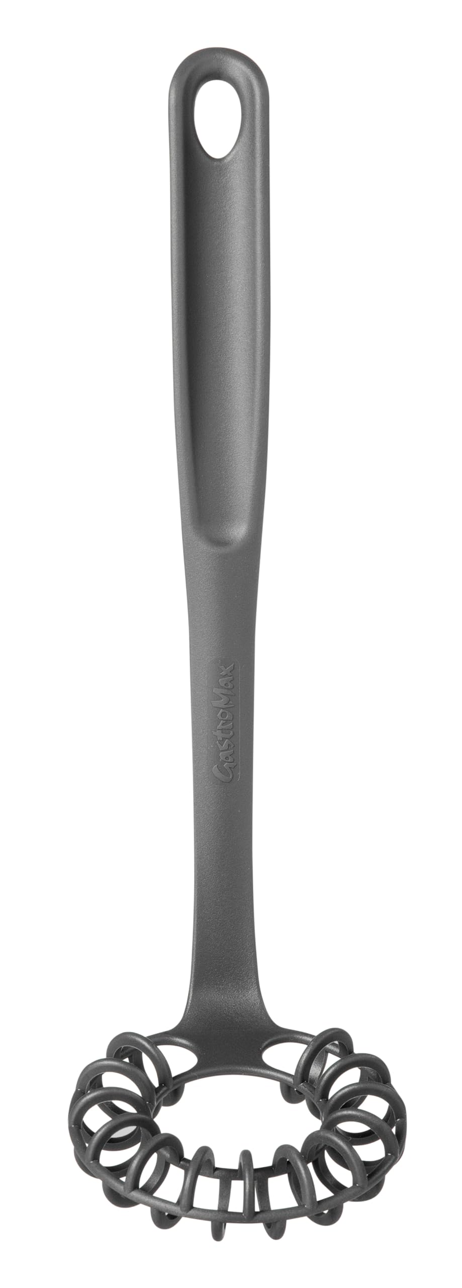 GastroMax Spiral Whisk BIO | Grey | Food Cooking Kitchen Utensil | Heat Resistant | Dishwasher Safe | Food Approved and BPA Free | L28 x W8 x H8 cm
