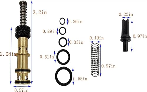 Miniatura 2 de SP-P3 - Conjunto de válvula de émbolo para clavadoras de marco Hitachi NR83A