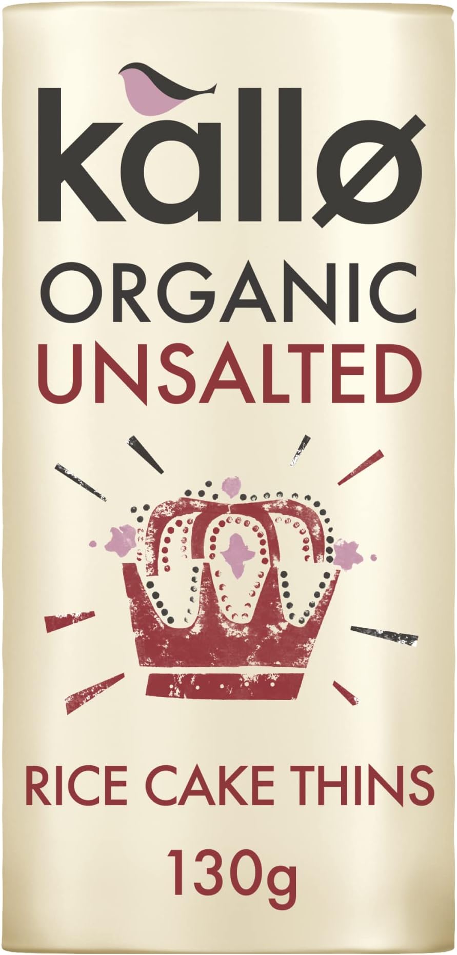 Fairtrade Organic Thin Slice Rice Cakes - Unsalted (130g) - Pack of 6