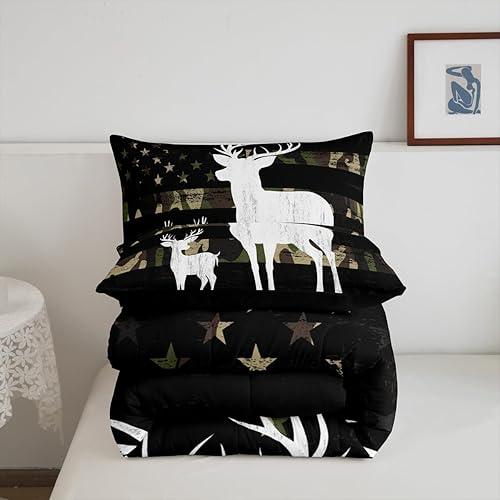 Miniatura 138 de Castle Fairy Juego de edredón de Halloween tamaño individual, juego de ropa de cama con estampado de animales de murciélagos negros para niños