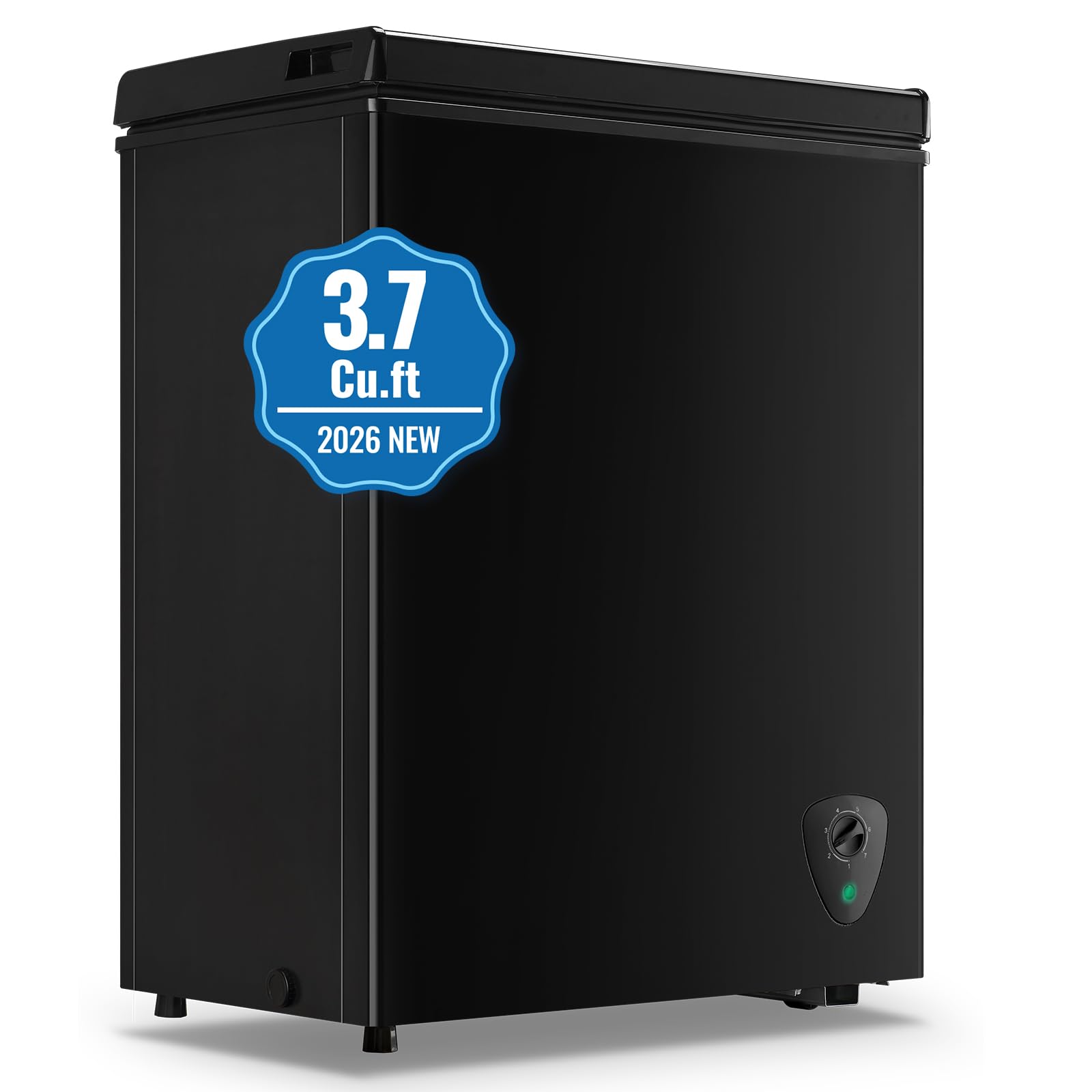 TACOOL freezer-B 3.2 cu ft Compact Freezer Black