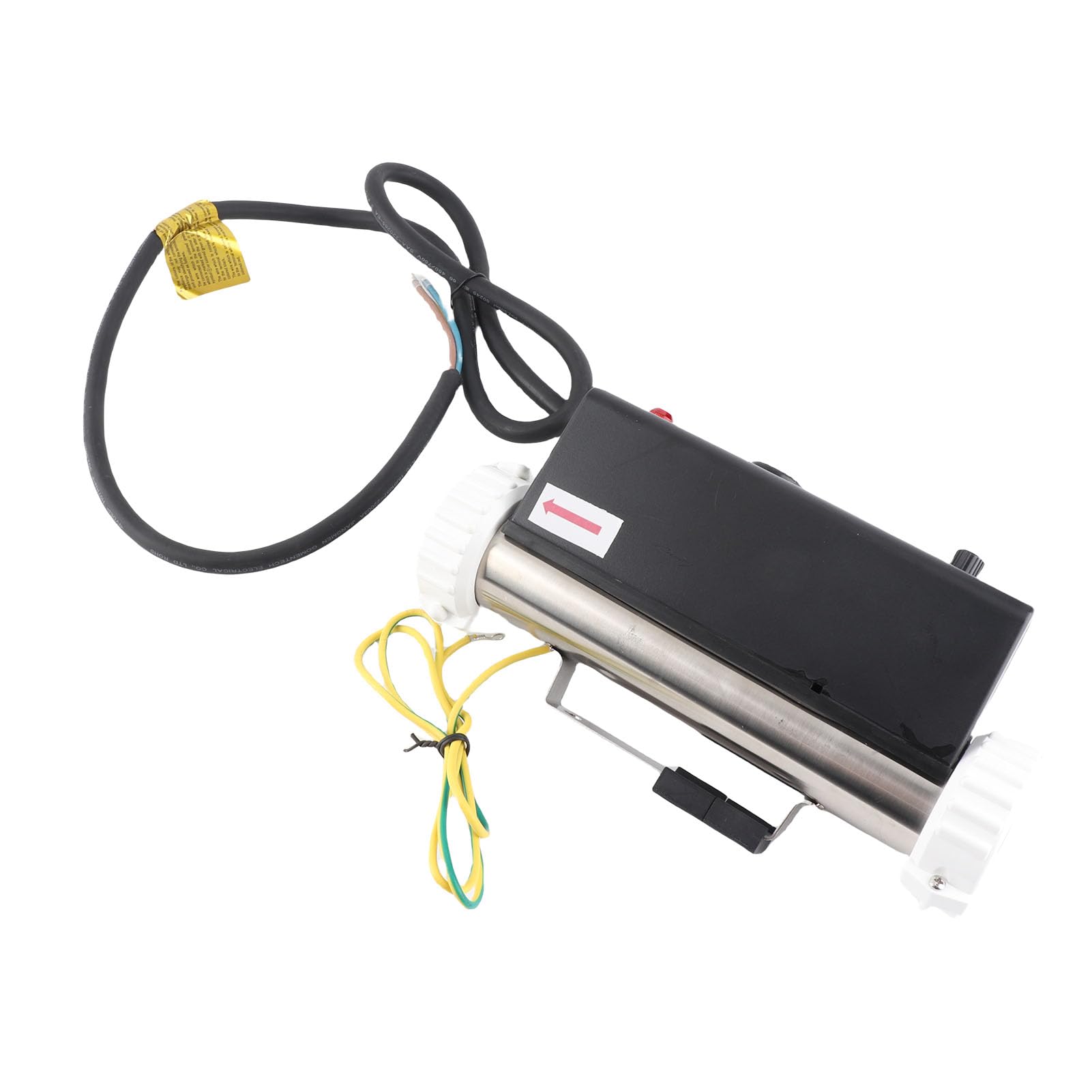Rengue Calentador de Piscina, Calentador Eléctrico de con Control de Temperatura e Interruptor de Protección de Alta Temperatura, para Bañera de Hidromasaje y Piscina (3KW)