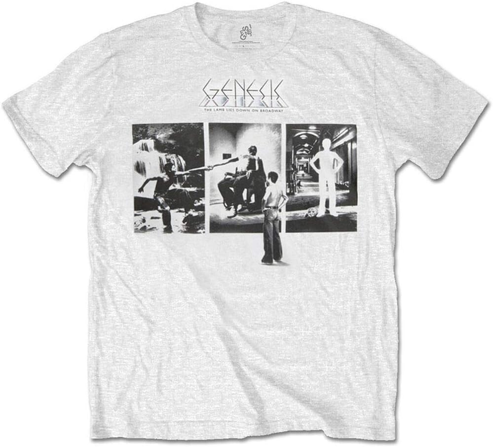 Genesis 'The Lamb Lies Down On Broadway ' (White) T-Shirt