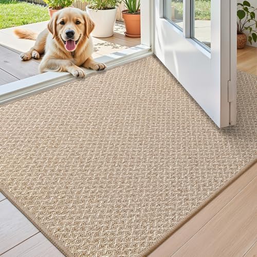 COLOR&GEOMETRY Tapis Entree Interieur 44x76 cm, Paillasson Interi...