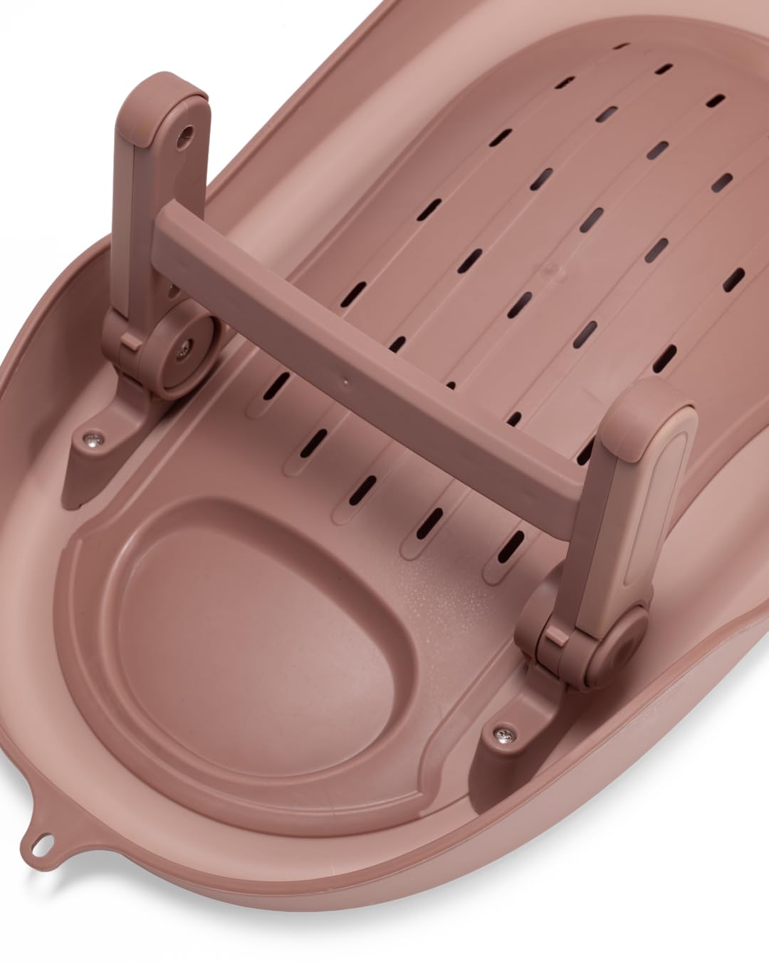 Twistshake Baby Babybadewanne V2 Set | Faltbare Badewanne mit Badekissen & Spüler | 30L Fassungsvermögen | BPA-frei | 0–4 Jahre | Rose Délavé