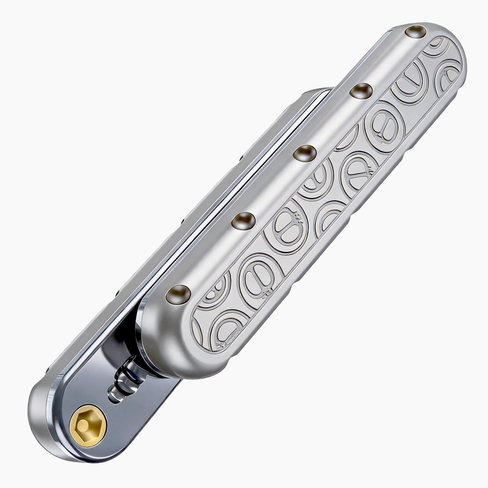 OBEST zabawka Fidget, metalowe Fidget EDC, ADHD, autyzm, lęk, antystresowe, dekompresyjne na palce, wirowanie, suwak, prezenty dla dorosłych i nastolatków