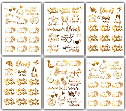 Bachelorettesy Tropical Bachelorette Tattoos - 100 Bridal Party Tattoos