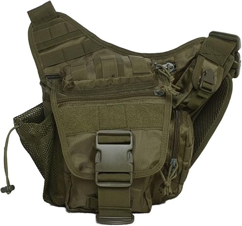 Miniatura 2 de Kervaky Mochila táctica para hombre, mochila táctica para mujer, bolsa de hombro, bolsa de cintura, mochila al aire libre, Verde, Classic