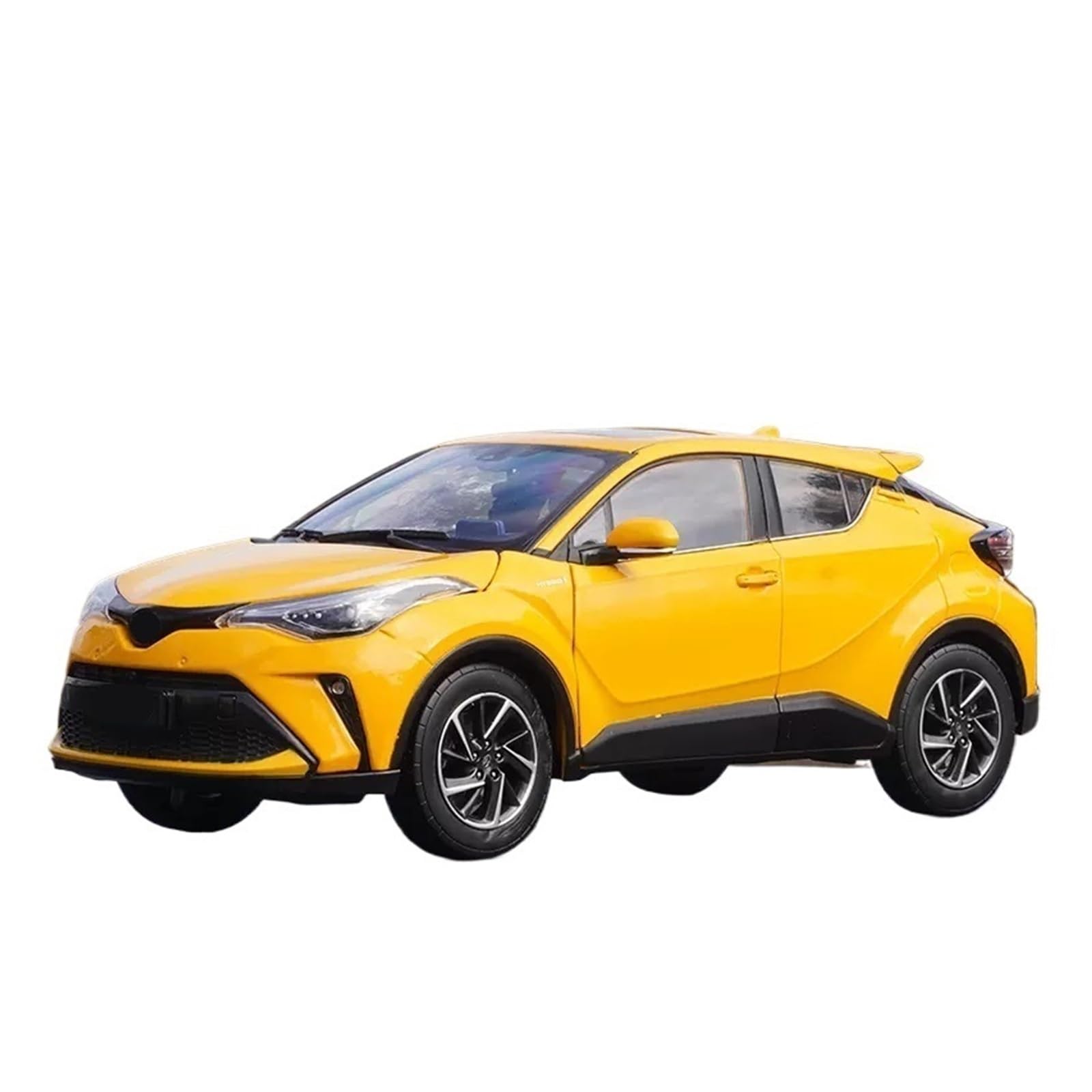 Amazon | ミニカーモデル 1:18スケール イエロー トヨタ C-HR CHR 合金