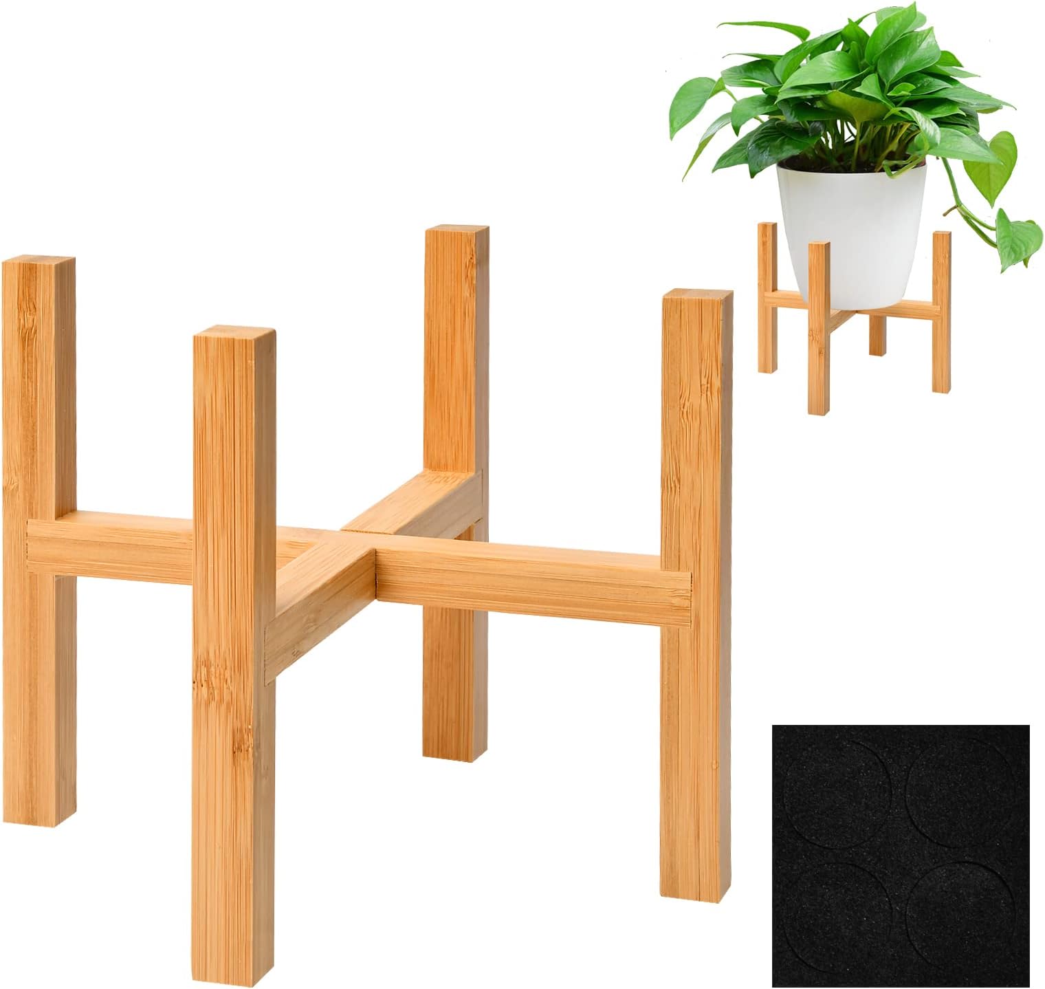 RIYAN Support De Plante En Bois, Support De Plante De Tabouret Haut Support De Pot De Multifonctionnel, Pour Le De DéCoration De Jardinage
