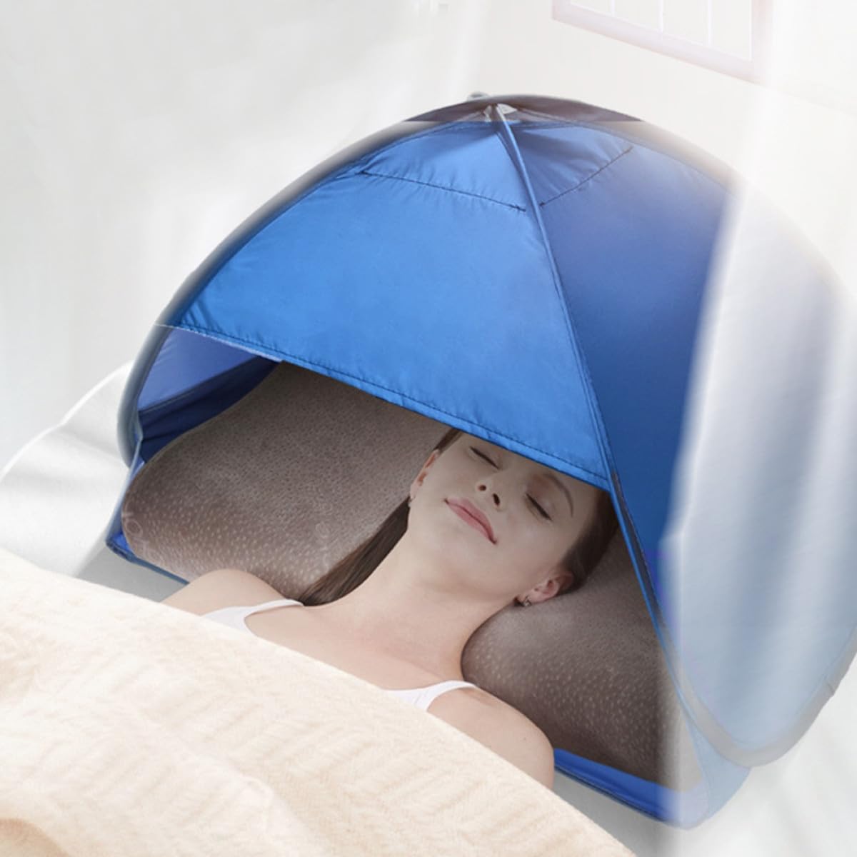 Healifty Automatic Pop Up Beach Canopy Tent Portable Sun Shelter for Camping Fishing Hiking Outdoor Protection Lightweight Sunshade with Easy Setup in Sapphire Blue