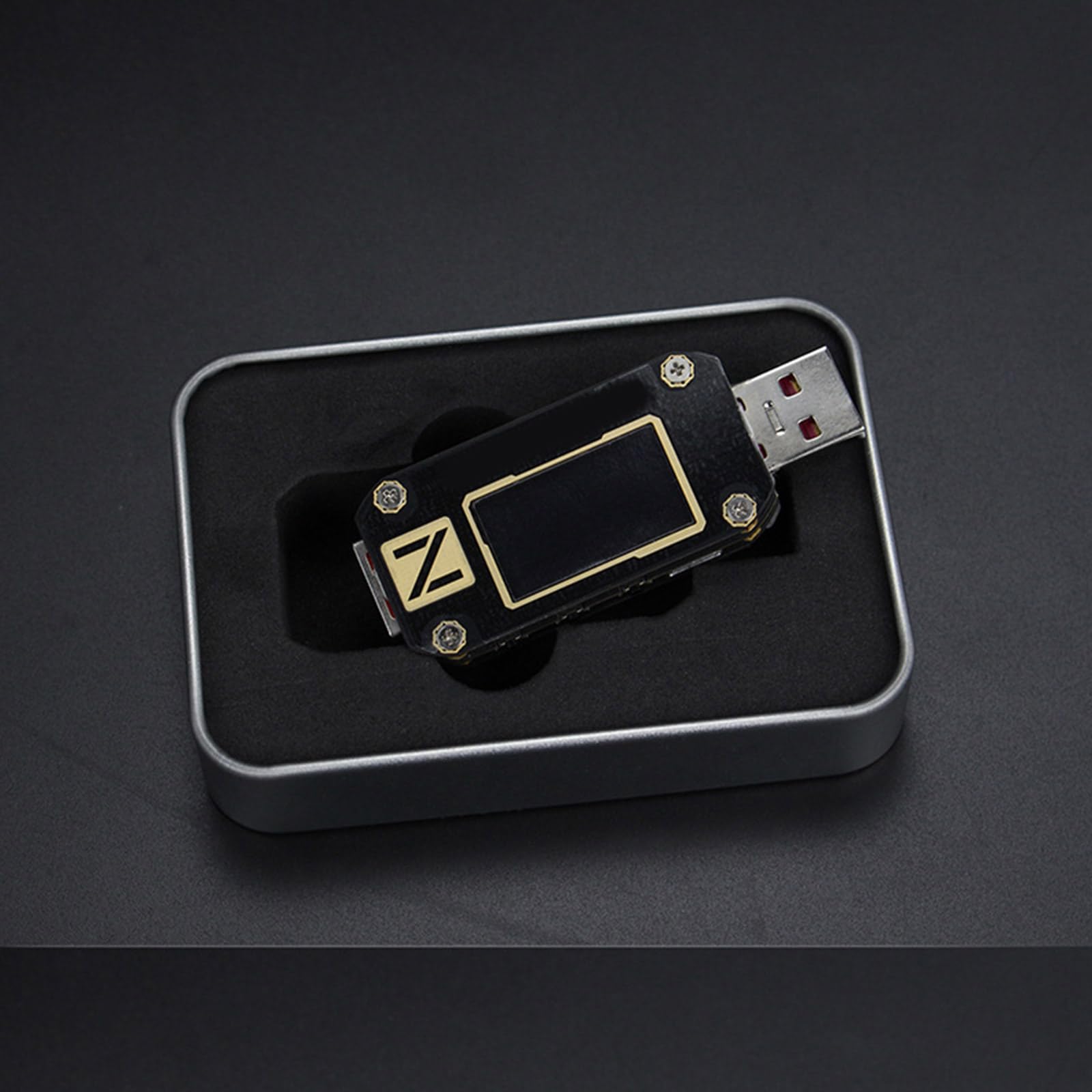 Kompakter USB PD Tester mit mehreren Funktionen USB Testgerät Unverzichtbares Werkzeug Leichtgewichtig für die Elektroniktechnik Spannungsstrom Leistungserkennung Vielseitiges PD Testgerät