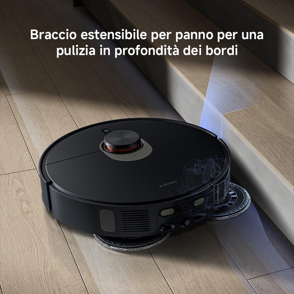 XIAOMI Robot Vacuum X20 Max - 8000 Pa Suction Power, Dual Mop System with Hot Water Cleaning and Drying, 75 Days Dust Capacity, 4 Cleaning Modes and 5200 mAh Battery for Smart, Thorough Cleaning