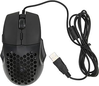 RGB Wired Gaming Mouse, RGB Backlit Honeycomb Gaming Mouse with High Return Sensor, Ergonomic Lightweight Wired Mice for PC Laptop, for Gamers