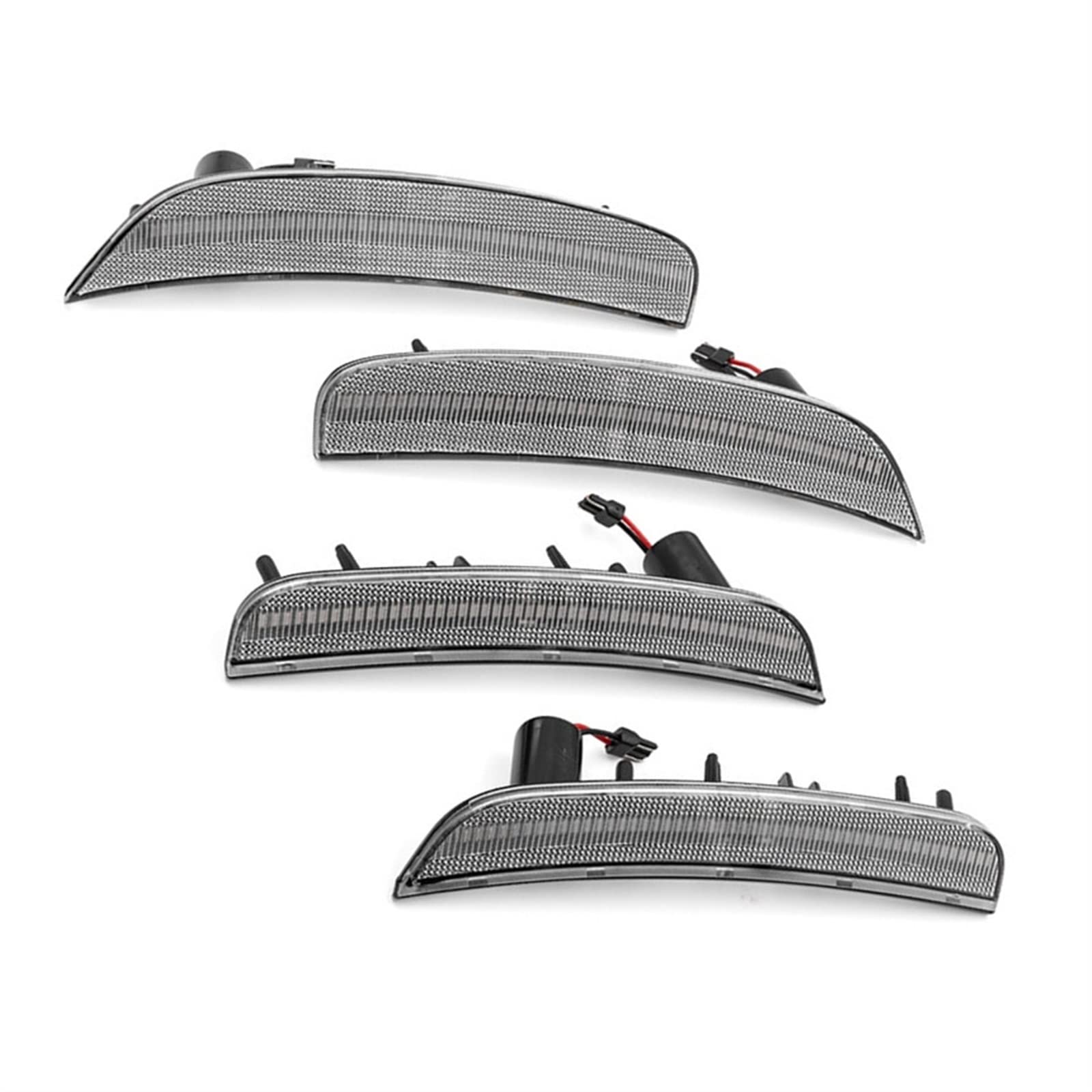 indicatore Luminoso Compatibile con Fiat per 500 Sport 2011 2012 2013 2014 2015 2016 2017 Auto Mudguard Side Marker Indicatori di Direzione OEM: 68136734AA 68136735AA(Smoked Lens)
