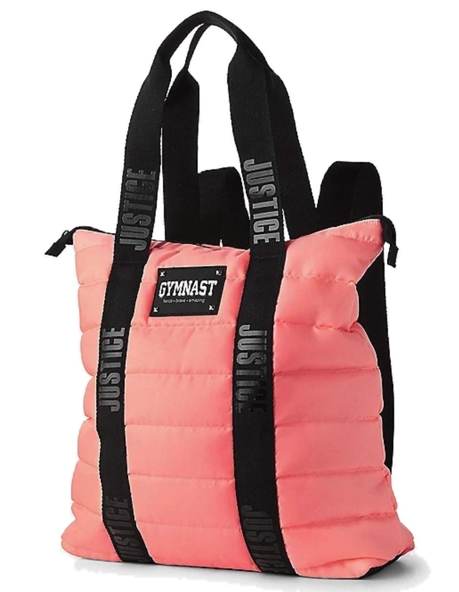 pink quilted backpack