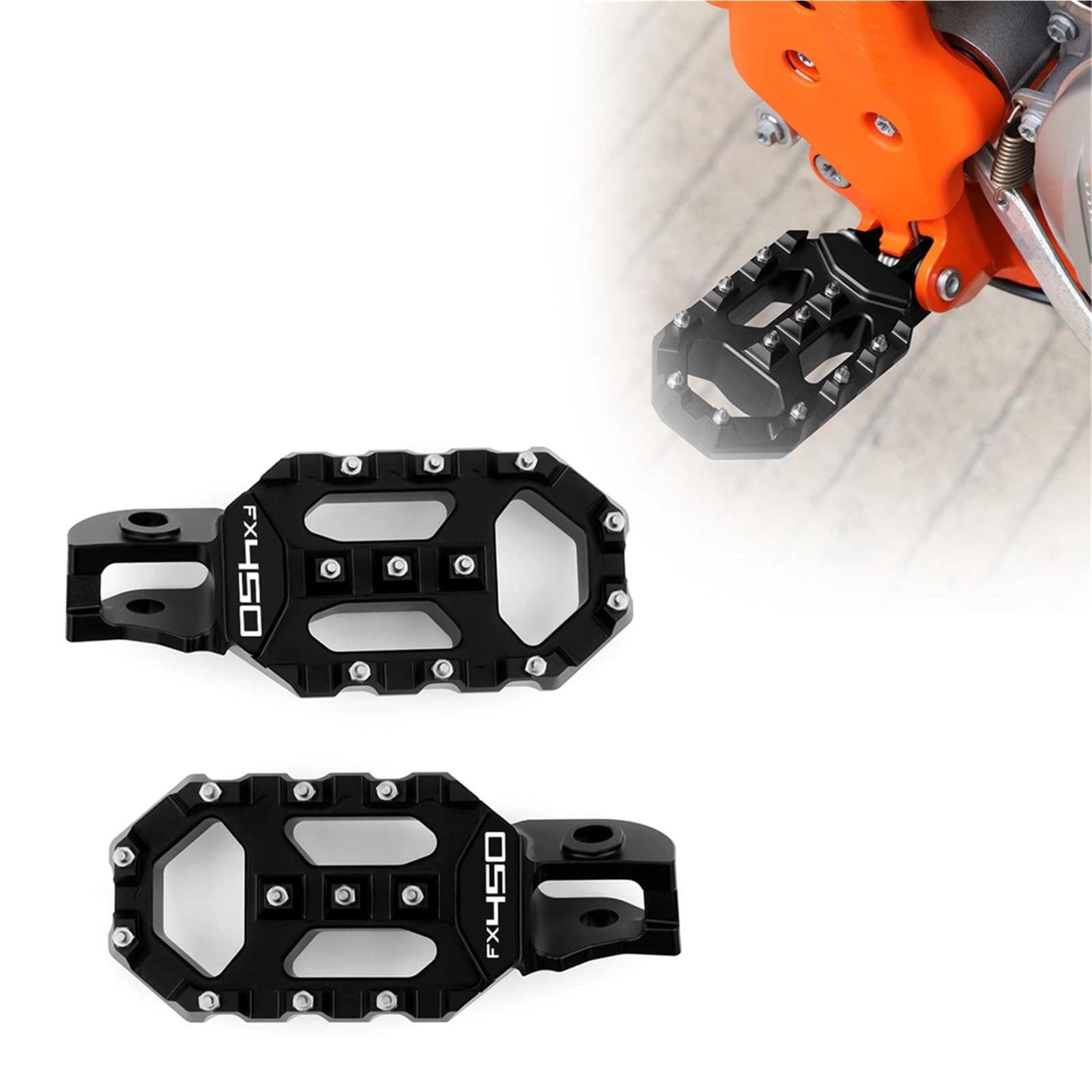 Repose-Pieds de Moto Husqvarna FX Enduro Sorties Rando et Circuit