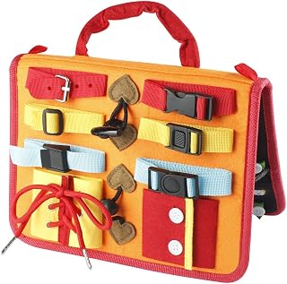 Busy Board for Toddler Toys Activity Board Preschool children Educational Toys Sensory Toys for age 2 age 3 age 4