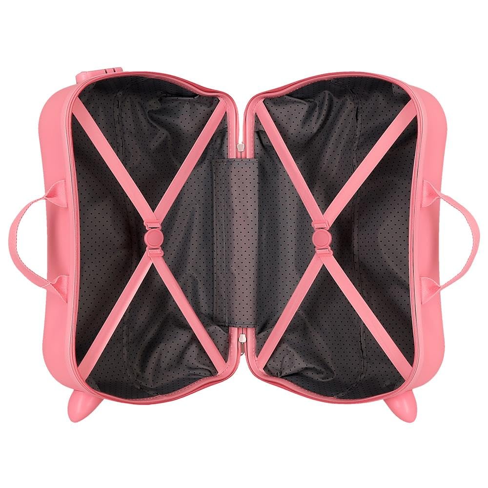 Sanrio Hello Kitty Bows Rose Valise Enfant 50x38x20 cm Rigide ABS Fermeture à Combinaison Latérale 34L 2.1kg 2 Wheels
