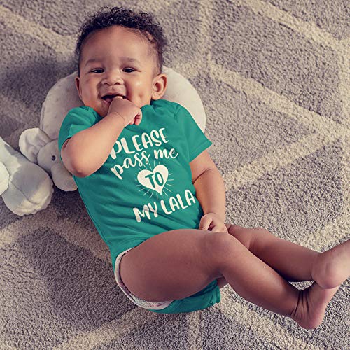 Please Pass Me to My Lala Baby Romper Or Toddler Shirt Funny Grandma Baby Clothes2