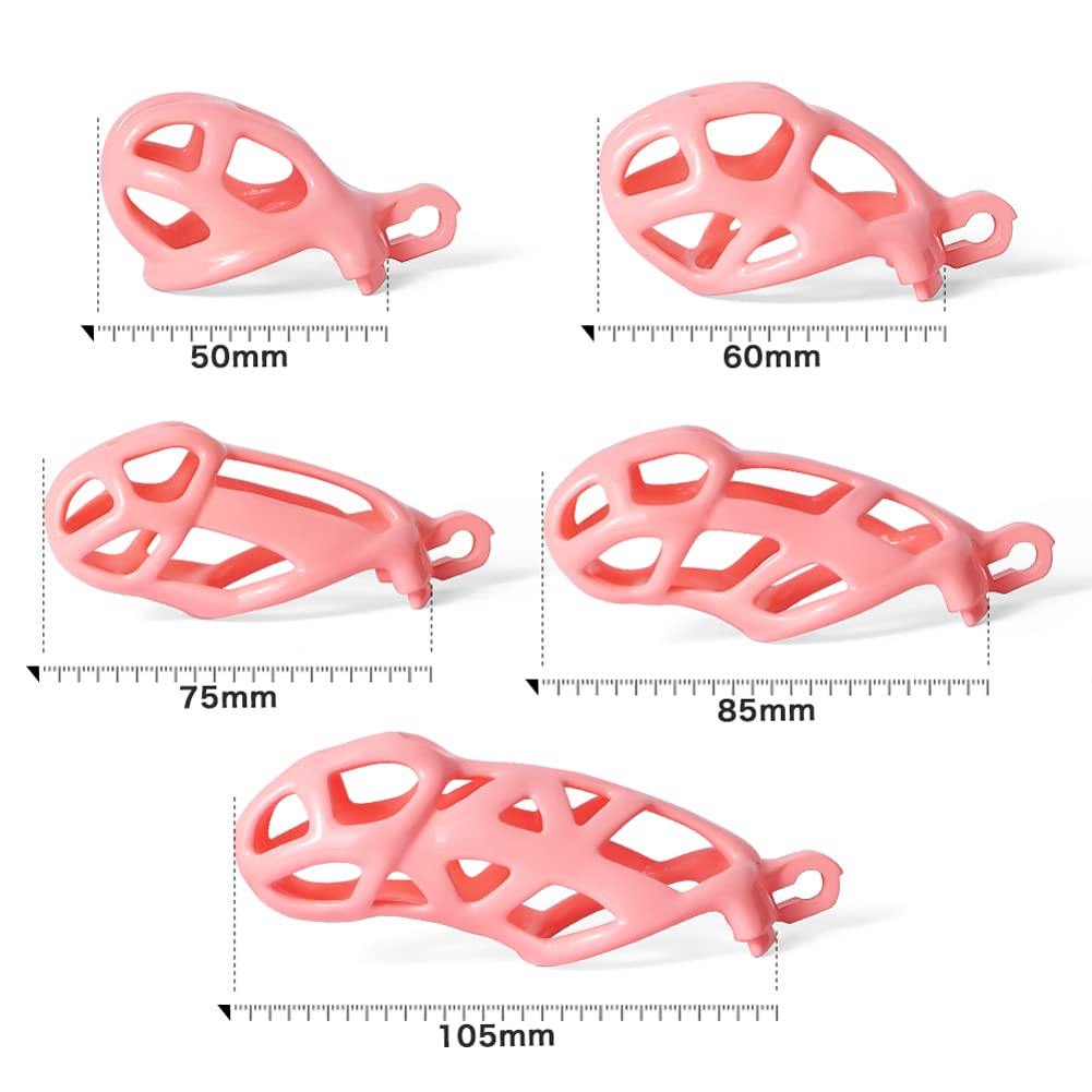 Peniskäfig Elektrischer Elektroschock Penis Stimulation | SM Fesseln Sex Spielzeug Masturbator Für Die Männer | Keuschheitsgürtel Extrem Sexspielzeug für Mann Paare（50mm,Xl-käfig）