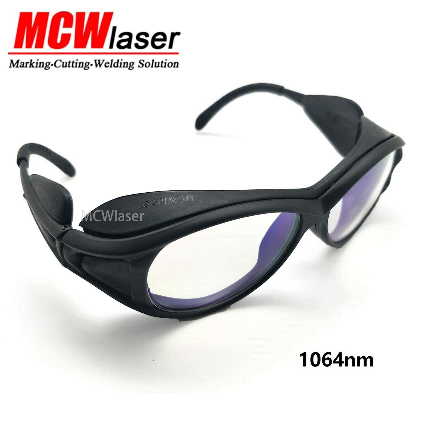 MCWlaser 2PCS CO2 Laser Safty Protective Goggles Glasses 1064nm Reflective Type CO2 Laser Eyewear For Fiber YAG Laser Marking Cutting YAG Hair Tattoo Removal Beauty Treatment Instrument EP-24