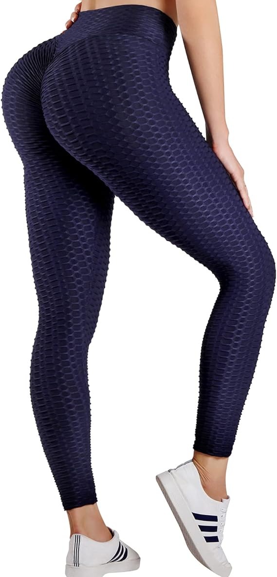 Netolo Tik Tok Leggings Damen High Waist, Push Up Leggings Boom Booty