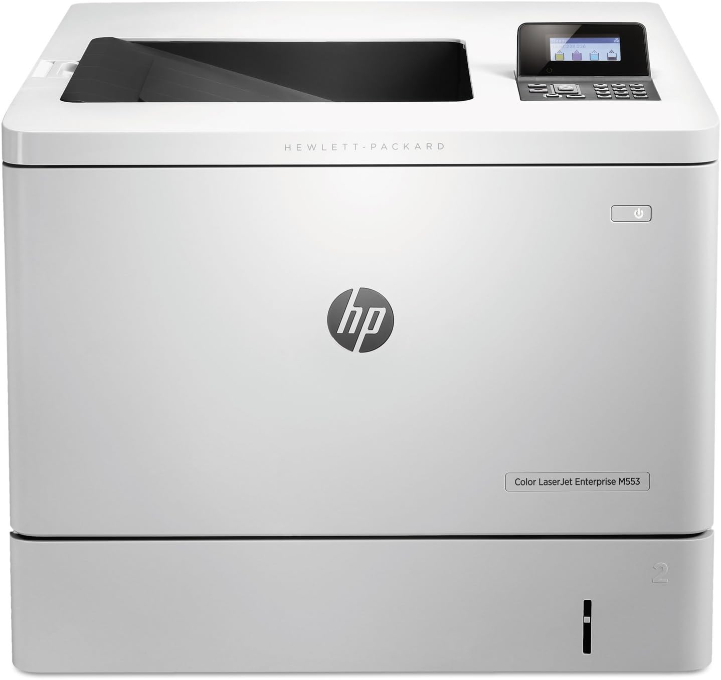 HP B5L24A#BGJ LaserJet Enterprise M553n Color Laser Printer with Built-in Ethernet (B5L24A), White, 18.9 x 18 x 15.7 inches