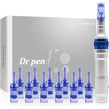 Amazon Com Dr Pen Ultima M8 Professional Microneedling Pen Electric Derma Auto Pen Best Skin Care Tool Kit For Face And Body 16 Pins X2 36 Pins X3 Cartridges Beauty