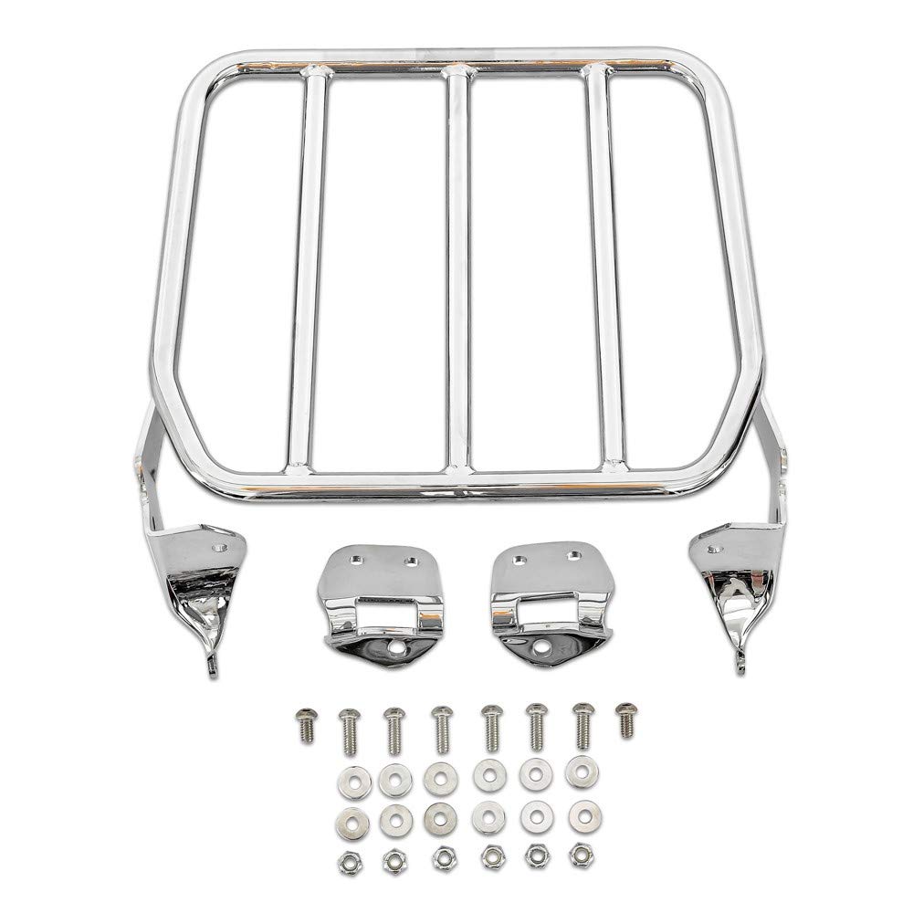 Portapacchi per Sissy Bar Compatible para Harley Davidson Fat Bob / 114 18-25 Cromo