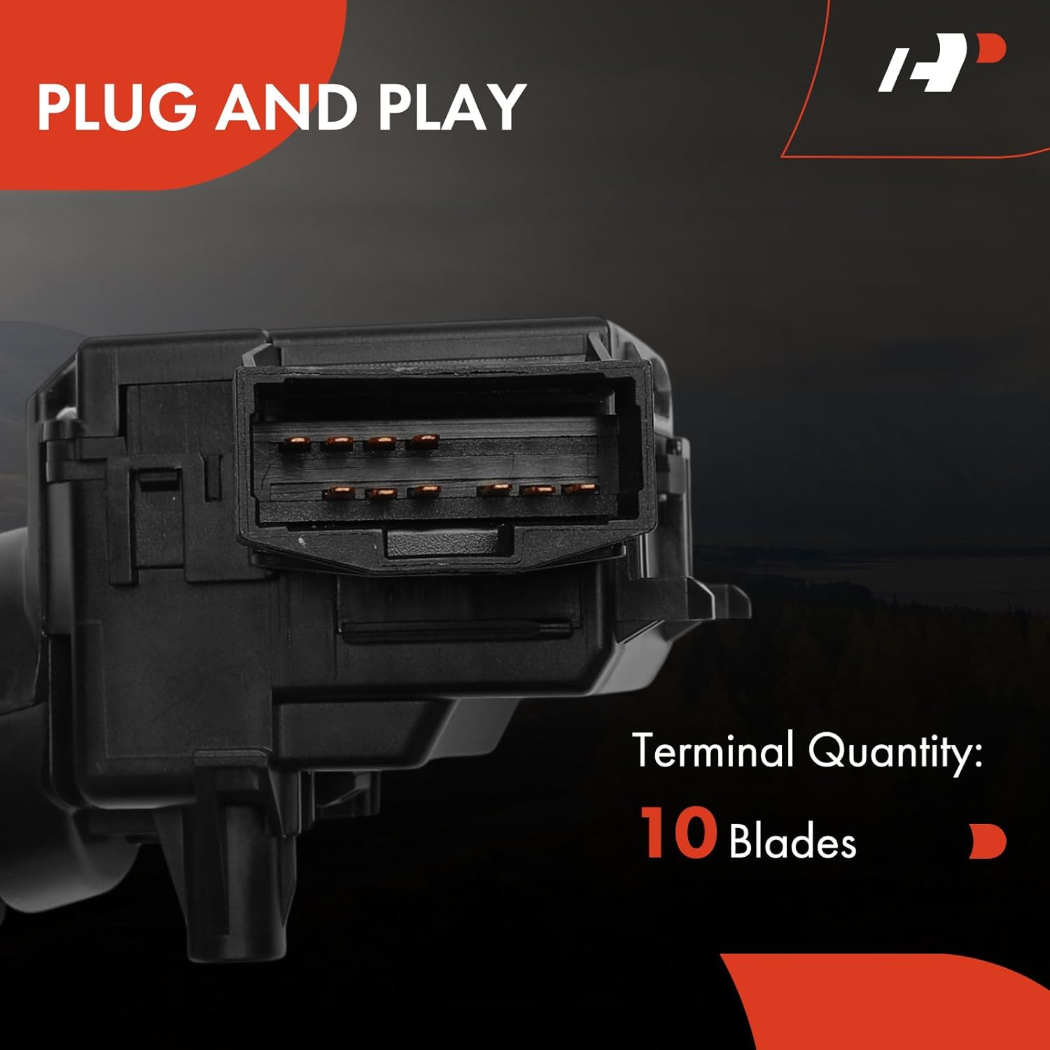 A-Premium Windshield Wiper and Washer Switch Assembly Compatible with Hyundai Accent 2012 2013 2014 2015 2016, with Rear Wiper