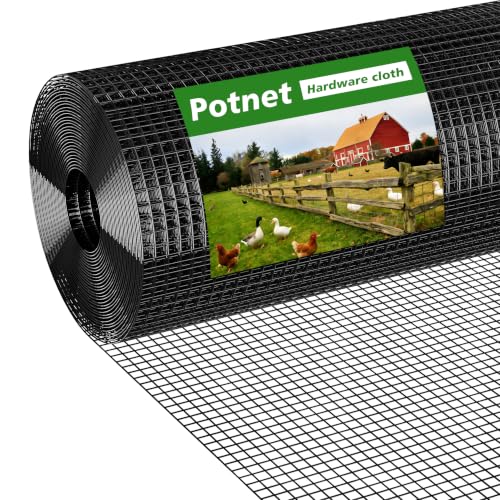 19 Gauge Black Hardware Cloth 1/2 inch 4 ft x 100 ft