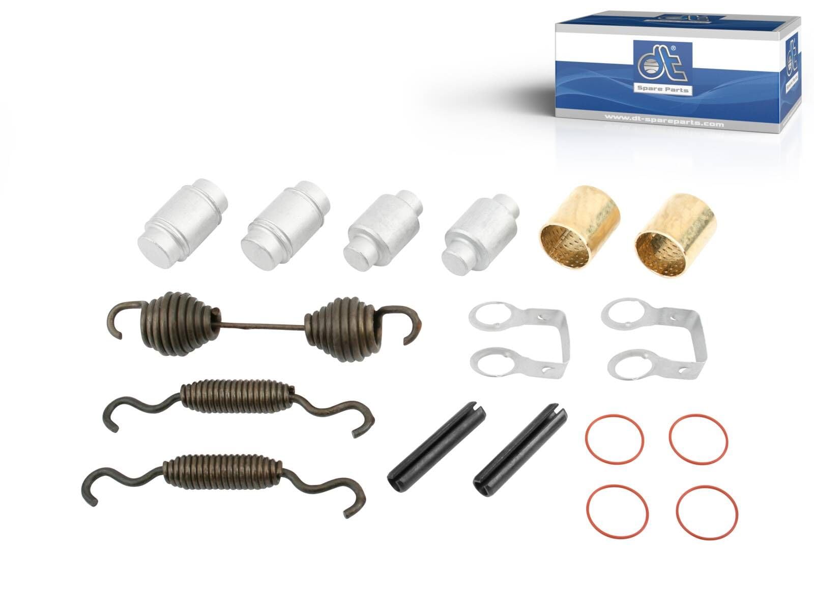 DT Spare Parts 10.23300 Kit riparazione Supporto ganascia freno Rosso