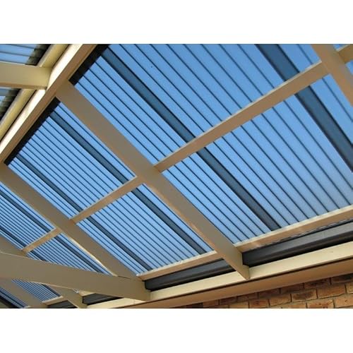 10 Lastre Di Policarbonato Corrugato "Superdur" Onda 76/18 Mm Clear 1265X1000Mm Con Protezione Uv - 3