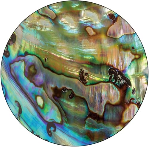 Miniatura 10 de Mantel redondo de vinilo ajustable, mantel de poliéster con estampado decorativo de los años 50, estilo retro, estaño, oxidado, fresco, se adapta a