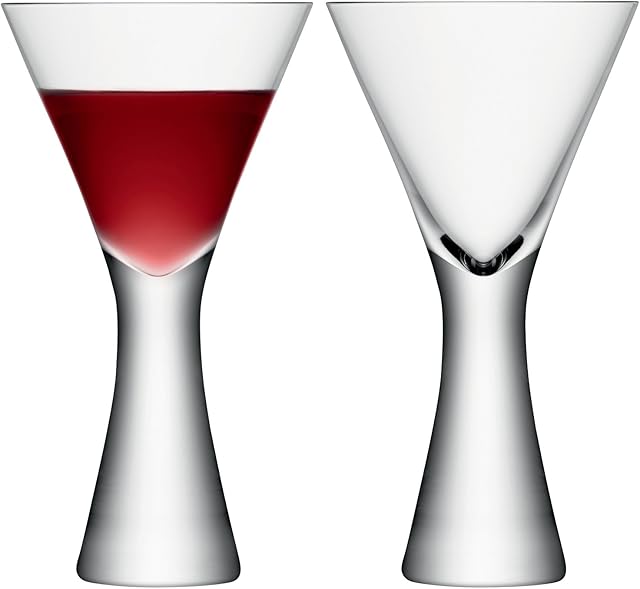 LSA Moya Wine Glass 395ml Clear | Set of 2 | Mouthblown & Handmade Glass | MV16