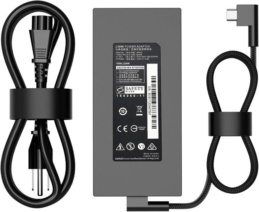 Amazon.com: 230W 11.8A 19.5V AC Laptop Charger for Razer Blade 14