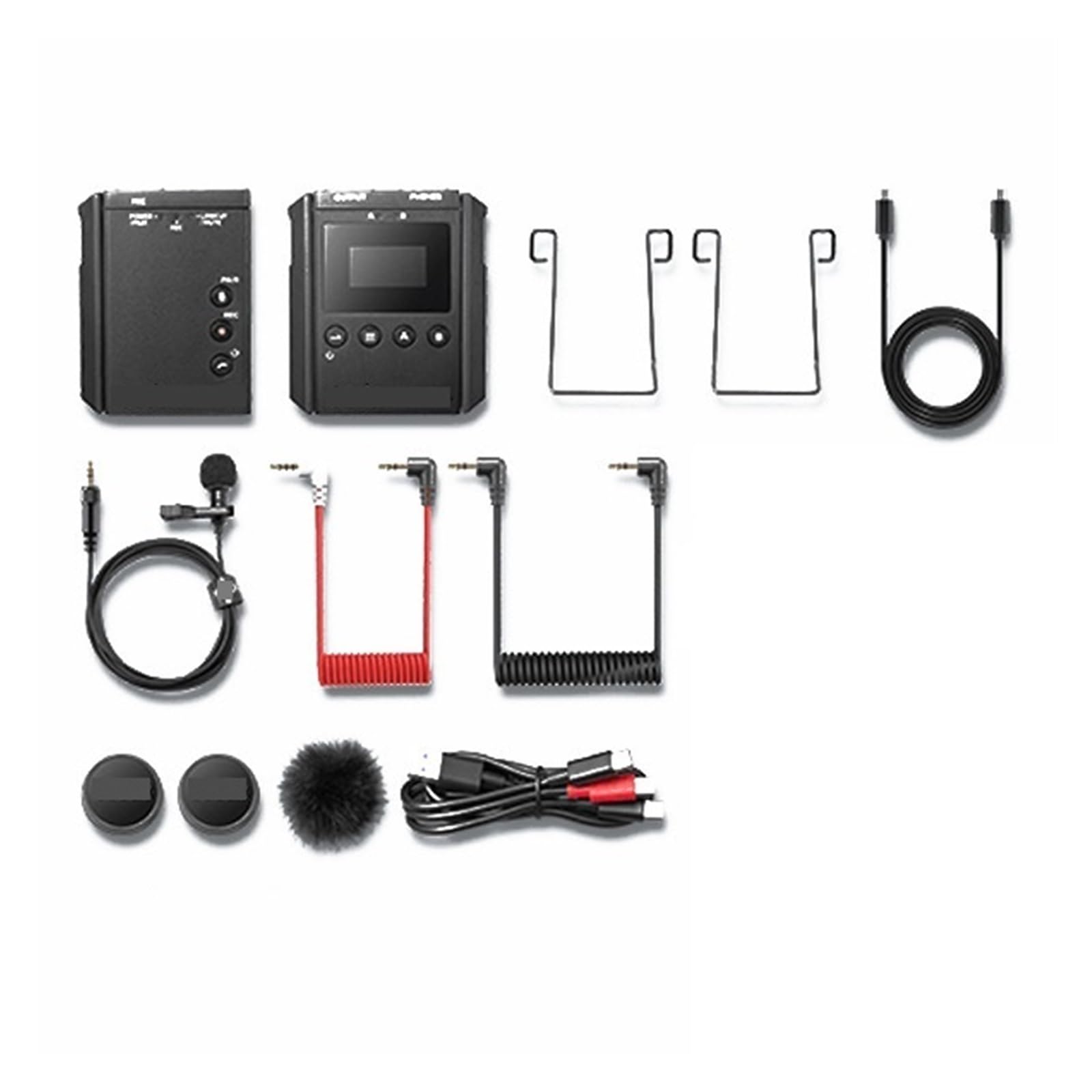 Bezprzewodowy System Mikrofonowy Profesjonalny Mikrofon Krawatowy Do Nagrywania Wywiadów Ze Smartfonem Vlog Video DSLR(UHF kit1)