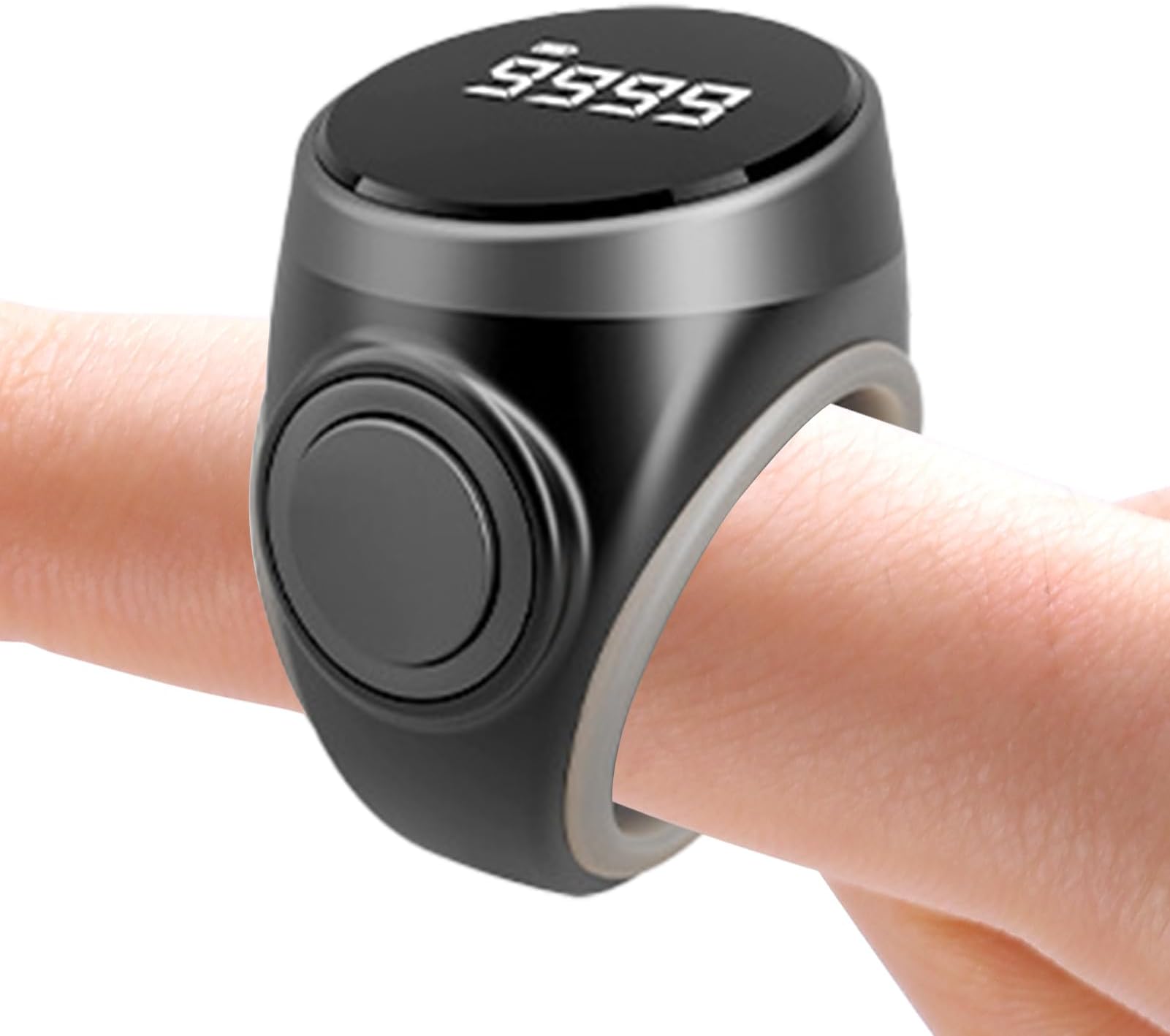 Finger Counter - Row Counter Ring with Electronic Digital Display | Digital Tasbeeh Prayer Counting Tool, Portable Manual Counting Tool for Knitting, Crochet, Coaching