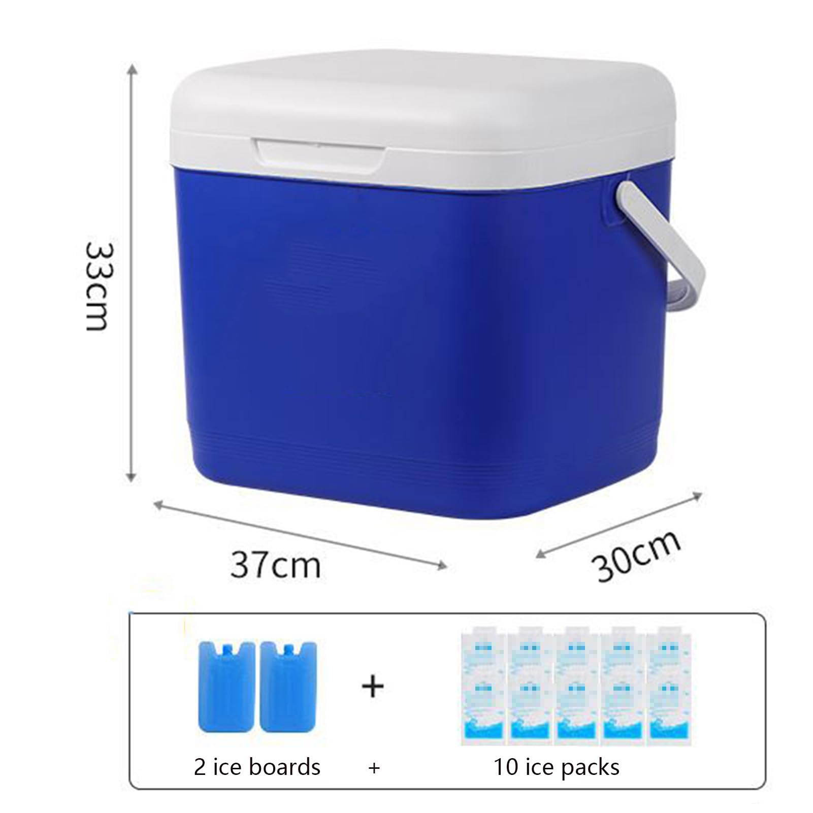 Borsa frigo da Campeggio Portatile da 25L, Contenitore per Catering con ghiacciaia e Manico