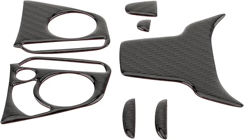 Miniatura 3 de AUTOKAY Funda de volante de fibra de carbono real para Honda Civic Sedan 2016-2020