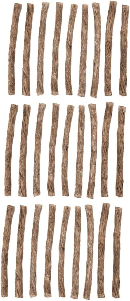 BESPORTBLE 60pcs Windproof Flame Igniter Hemp Rope Fire Starter Compact Safe for BBQ Picnic Camping