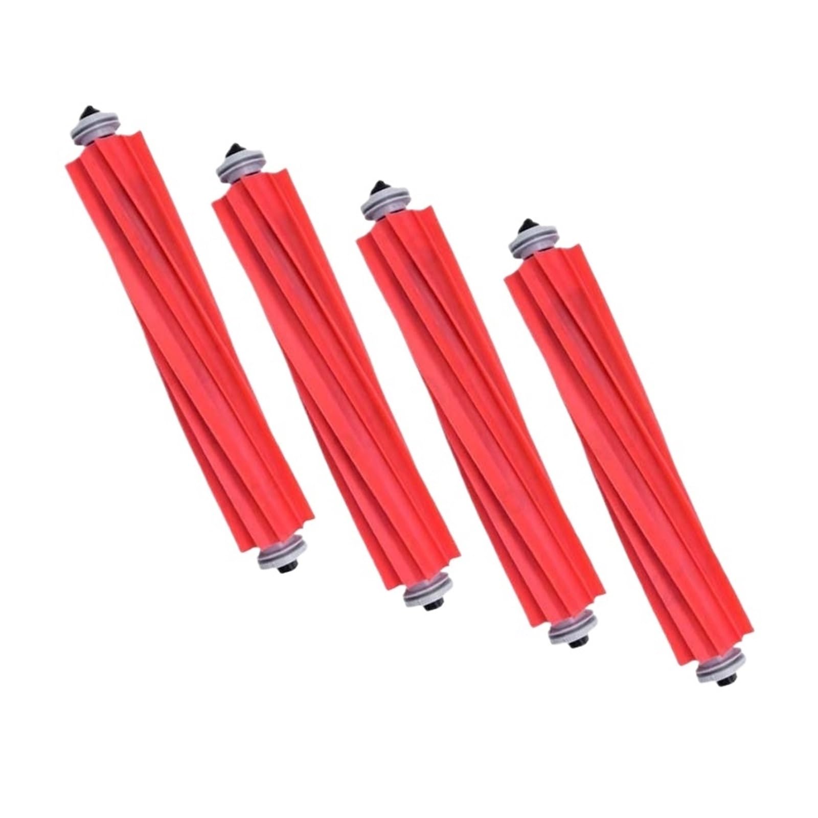 CJXYOPLAMFS Removable Rubber Main Roller Brush Accessories ，Compatible For Roborock， S7 Maxv Ultra Q7 Qrevo Maxv Qrevo Pro P10 Robot Vacuum Cleaner Parts(2 PCS)