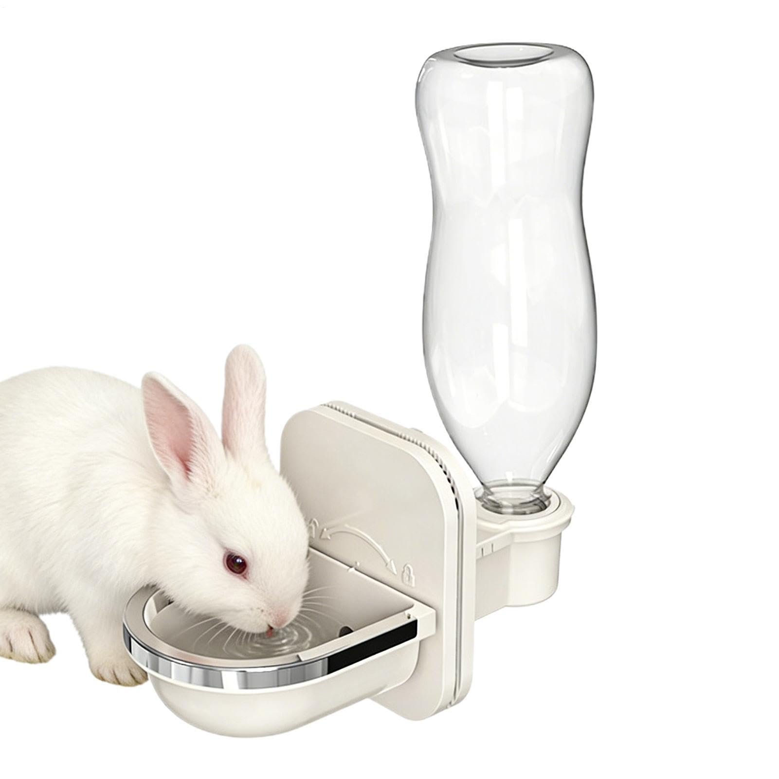 Bouteille d'eau pour petit animal idéale en caisse de transport