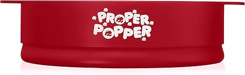 Miniatura 4 de El Original Proper Popper - Palomitas para microondas, Palomera de silicona, cuenco plegable sin BPA y apto para lavavajillas - (Rojo Rubí)