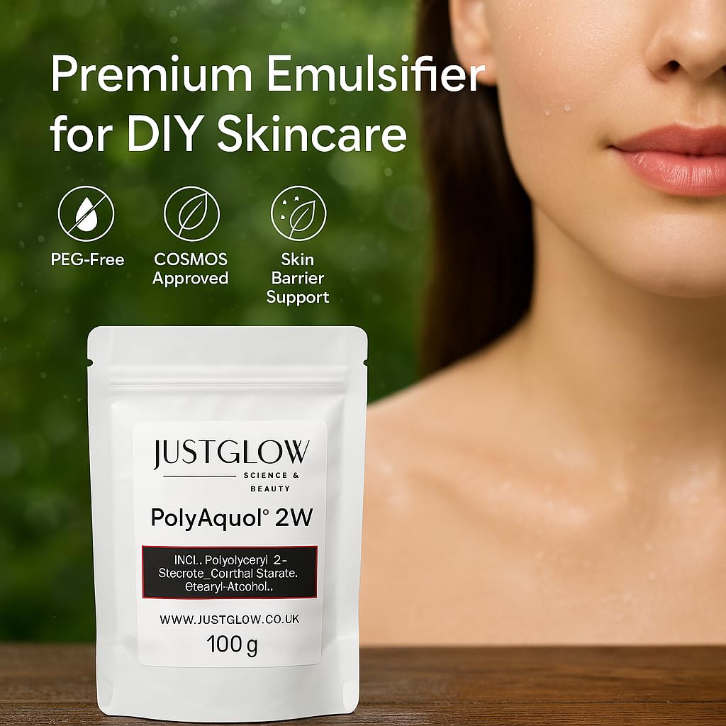 PolyAquol™ 2W - Natural Self-Emulsifier for DIY Skincare Creams & Lotions, White - Image 2
