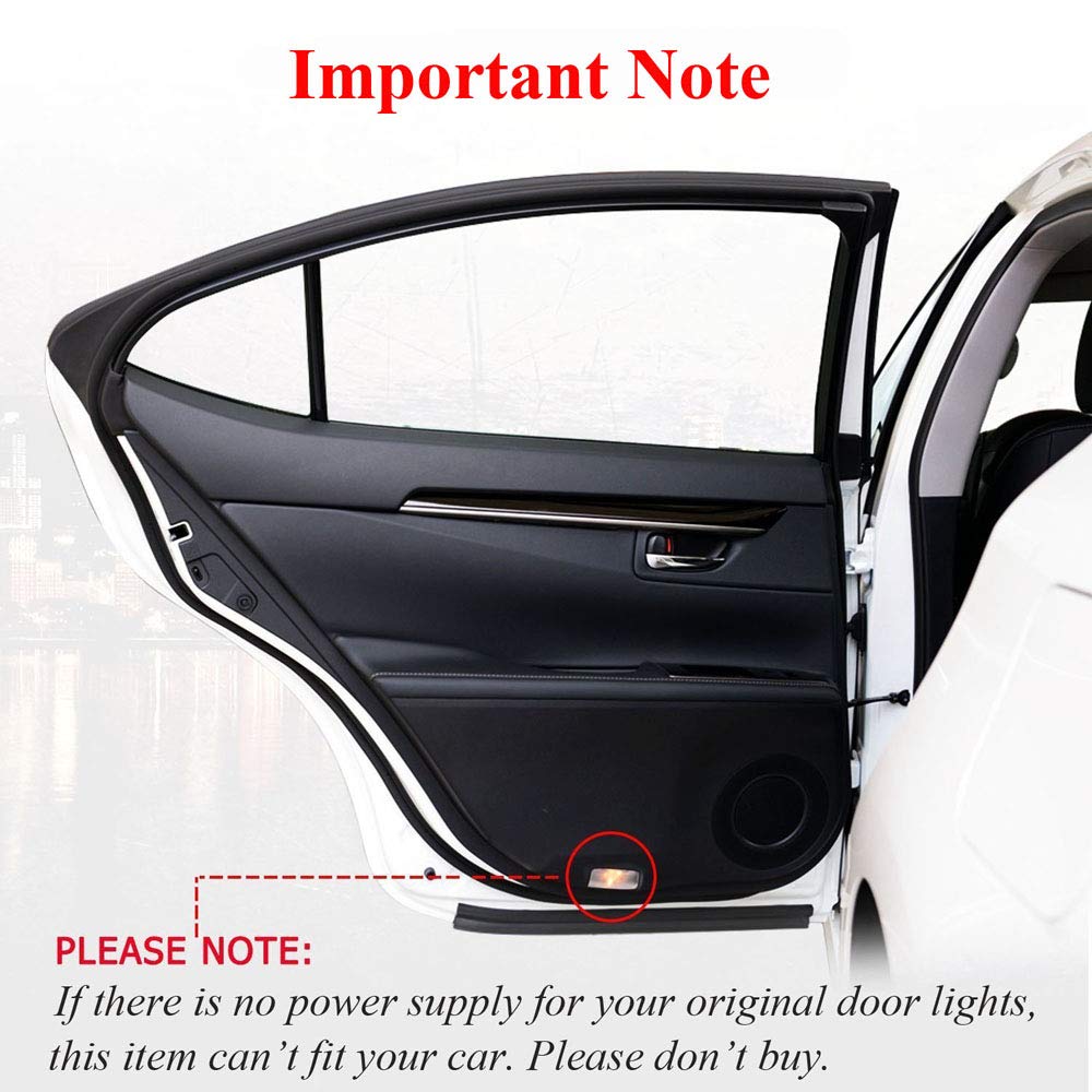 Subaru Door Lights Projector Car 