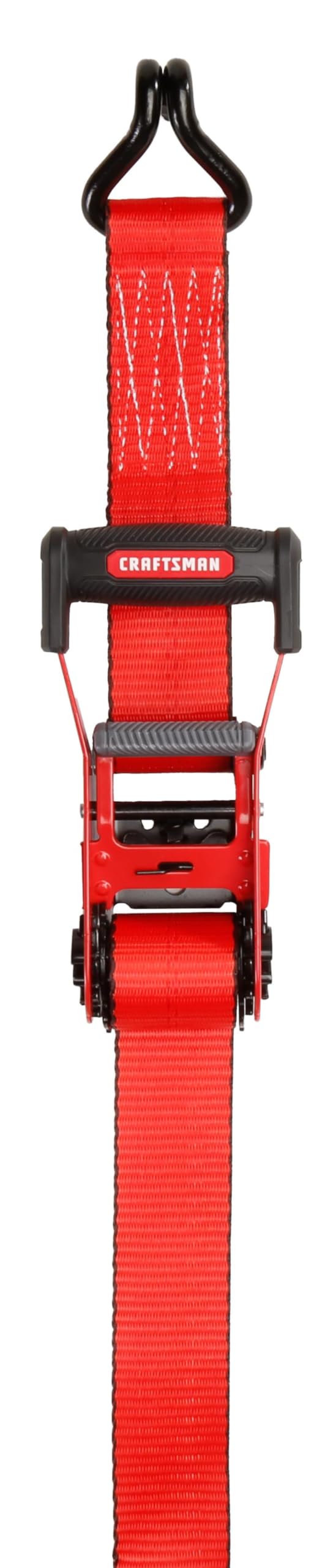 CRAFTSMAN CMXAZBS10000J - Cinghia a cricchetto con doppio gancio a J, 5,1 cm x 60 cm, per carichi pesanti/industriali (4,5 kg di resistenza alla rottura)