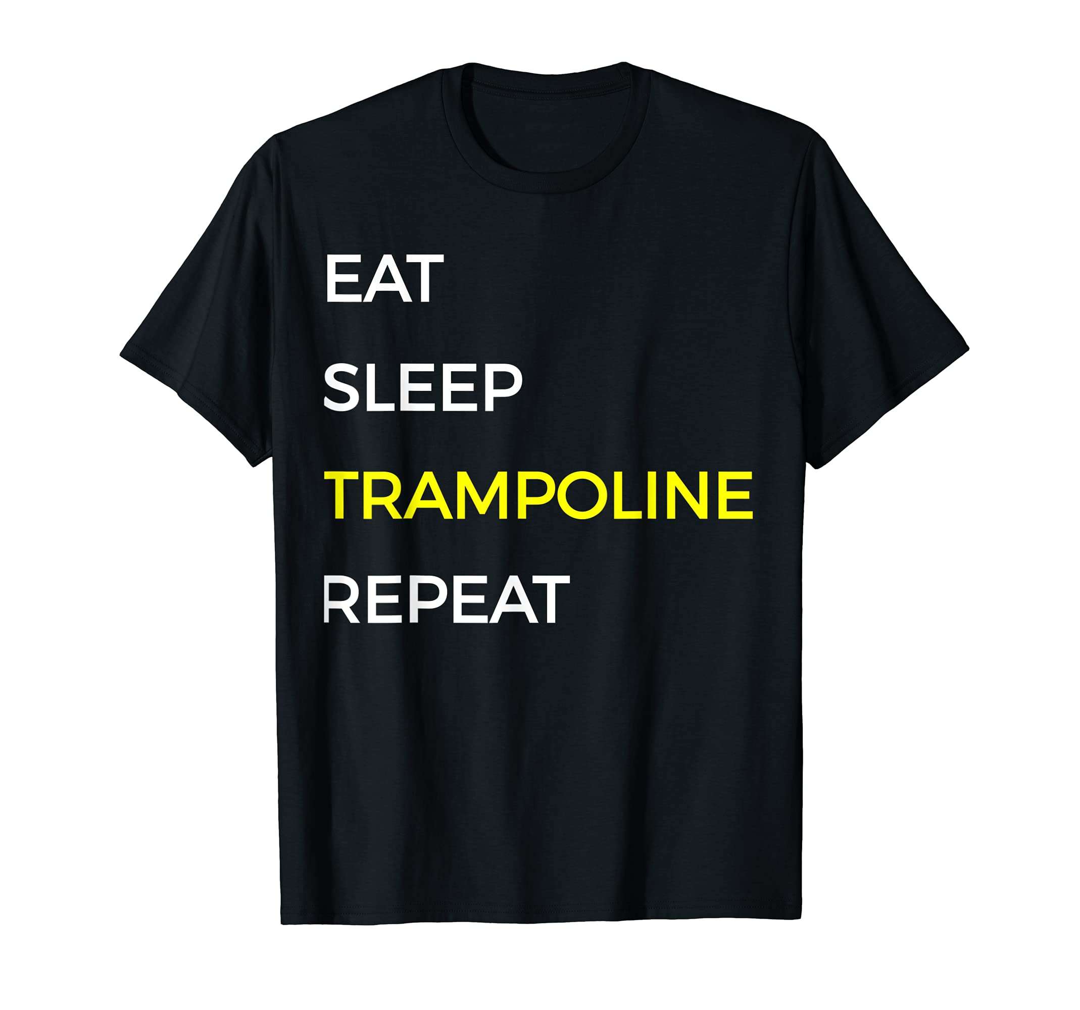 Trampoline Apparel For Trampoline Jumpers T-Shirt, Black