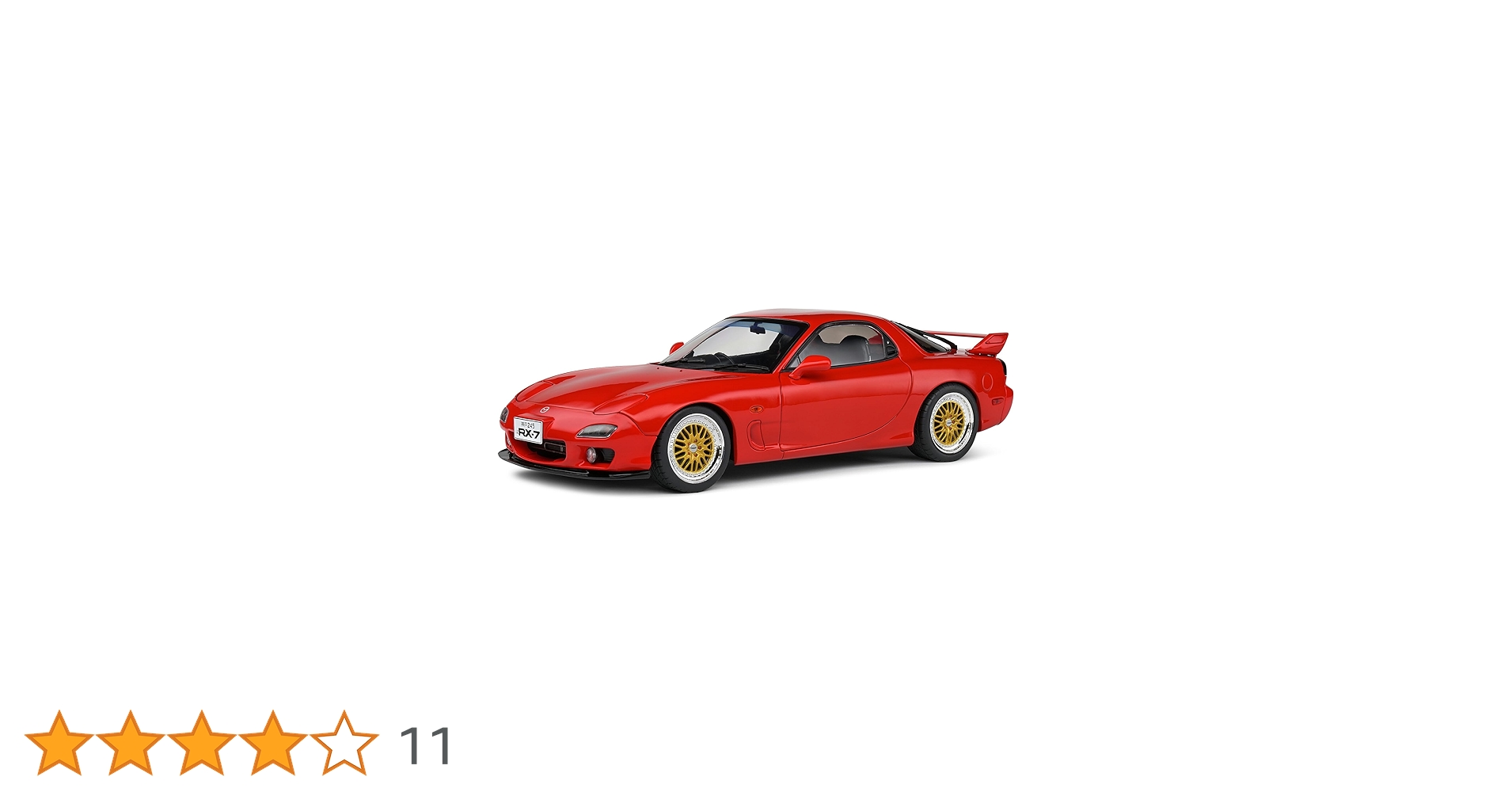 ソリド 1/18 マツダ RX-7 タイプ RS FD3S 1994 レッド 1994 Mazda RX-7 (FD3S) - Vintage Red - 1:18 Diecast Model by